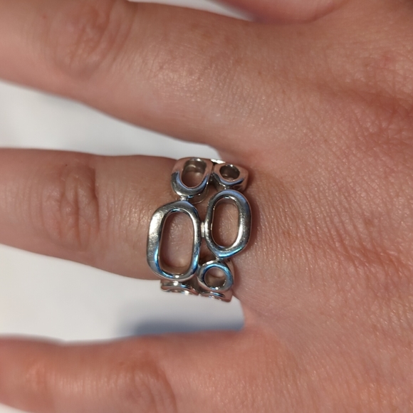 Lia Sophia Bubble Structure Ring - Sz 8 - Picture 5 of 13